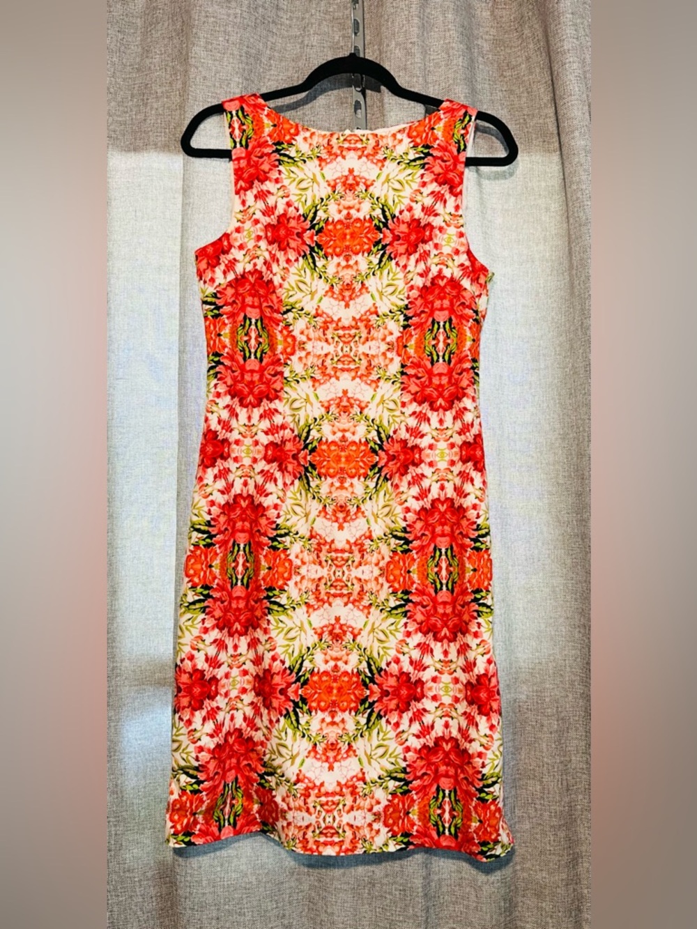 Madison Leigh Floral Red Sheath Dress - Women's Summer Dress
